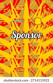 Patrón de maqueta de jersey listo para imprimir para la actividad de uniforme deportivo