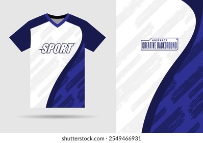 Jersey mockup com fundo de textura abstrata e modelo de ilustração de design moderno para uniforme esportivo