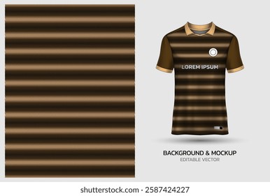 Jersey mockup and background pattern design. Uniform front view jersey and sublimation templates for soccer, football, volleyball, badminton, e-sports, casual