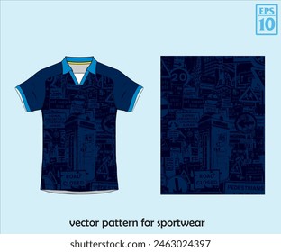 jersey mockup pattern premium for sportwear uniform