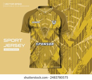 diseño de camiseta de Plantilla de maqueta de jersey. Diseño Abstractas del modelo del grunge de la geometría para el fútbol de la camiseta, el fútbol, el juego, el ciclismo . archivo eps de Vector