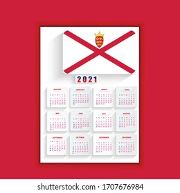 jersey New year 2021 poster template design