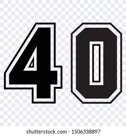 jersey number 40