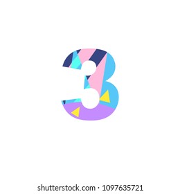 Jersey number of a basketball player with abstract fill