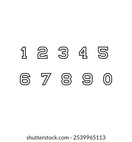 Jersey Numbers Clipart Vector And Clip Art
