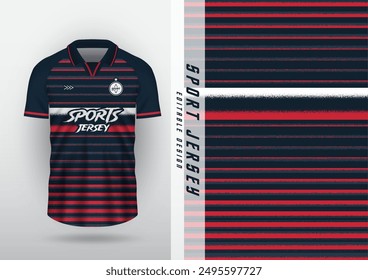 Jersey, outdoor sports design, jersey, football, futsal, running, exercise, grain pattern, classic style, red and black.