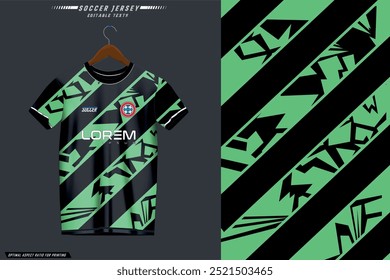 jersey Pattern design, illustration, textile background for sports t-shirt, football jersey shirt football
