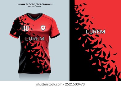 jersey Pattern design, illustration, textile background for sports t-shirt, football jersey shirt football