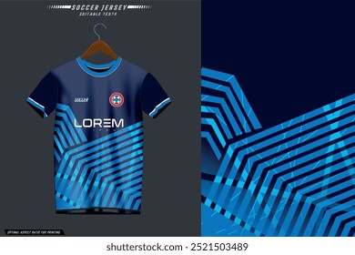 jersey Diseño de patrón, ilustración, fondo textil para camiseta deportiva, camiseta de fútbol jersey de fútbol
