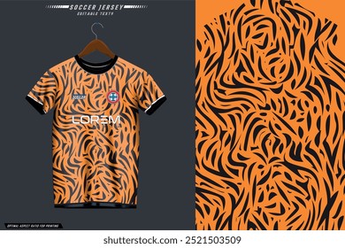 Jersey Musterdesign, Illustration, Stoffhintergrund für Sport-T-Shirt, Football-Trikot-Shirt Fußball