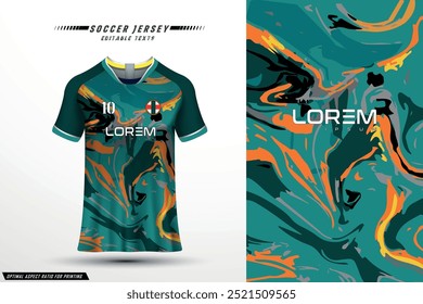 jersey pattern design, illustration, textile background for sports t-shirt, football jersey shirt for football.