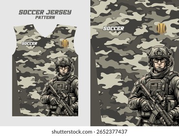 Diseño de patrón de Jersey para ropa deportiva moderna y uniformes