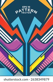 Jersey design padrão, modelo de design de camisa, modelo de futebol de jersey, fundo abstrato, fundo grunge, clube de corrida de jersey 