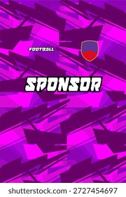Patrón de Jersey Listo para imprimir para el uniforme de actividad deportiva