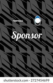 Jersey Pattern Pronto para imprimir para o uniforme da atividade desportiva