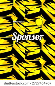Jersey Pattern Pronto para imprimir para o uniforme da atividade desportiva
