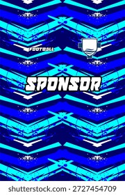 Patrón de Jersey Listo para imprimir para el uniforme de actividad deportiva