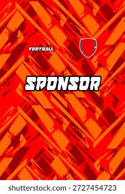 Patrón de Jersey Listo para imprimir para el uniforme de actividad deportiva