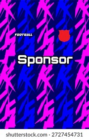 Jersey Pattern Ready to Print für Sport Aktivität Uniform