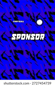 Patrón de Jersey Listo para imprimir para el uniforme de actividad deportiva