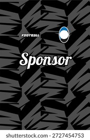 Patrón de Jersey Listo para imprimir para el uniforme de actividad deportiva