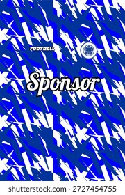 Patrón de Jersey Listo para imprimir para el uniforme de actividad deportiva