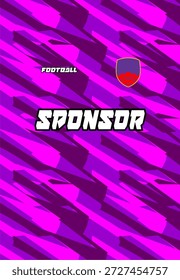 Jersey Pattern Pronto para imprimir para o uniforme da atividade desportiva