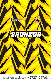 Patrón de Jersey Listo para imprimir para el uniforme de actividad deportiva