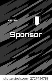 Patrón de Jersey Listo para imprimir para el uniforme de actividad deportiva