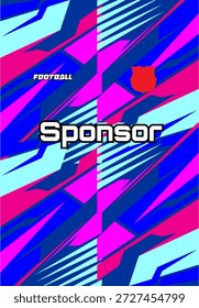 Jersey Pattern Ready to Print für Sport Aktivität Uniform