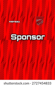 Jersey Pattern Pronto para imprimir para o uniforme da atividade desportiva