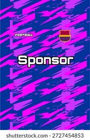 Patrón de Jersey Listo para imprimir para el uniforme de actividad deportiva