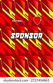 Patrón de Jersey Listo para imprimir para el uniforme de actividad deportiva
