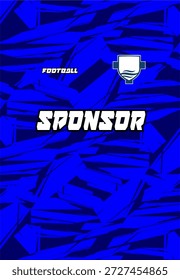 Patrón de Jersey Listo para imprimir para el uniforme de actividad deportiva