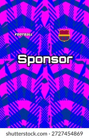 Patrón de Jersey Listo para imprimir para el uniforme de actividad deportiva