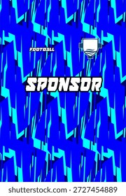 Patrón de Jersey Listo para imprimir para el uniforme de actividad deportiva