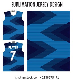 Jersey pattern. Pattern for sublimation. Football kit mockup. Template for print. Textile