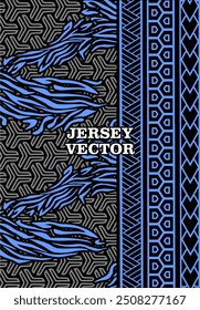 padrão de camisa para sublimação desportiva design