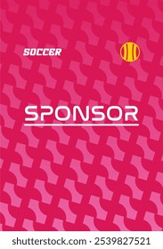 Plantilla de patrón de jersey para el fútbol 