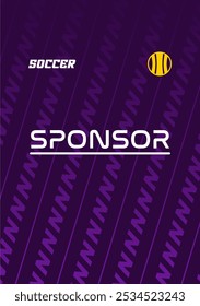 Jersey Mustervorlage für Fußballbekleidung
