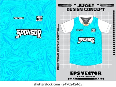 Jersey pattern, Tshirt abstract texture background for extreme sports jersey, racing, soccer, gaming, motocross, cycling, volley, front mockup with cmyk color palette ready to print