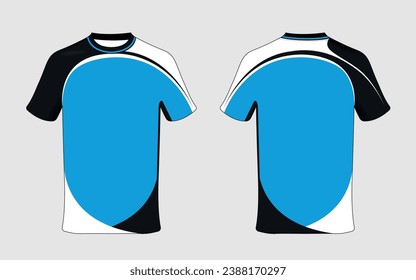 Jersey for player editable colourful vector file