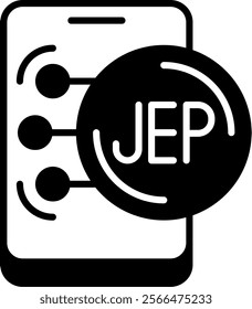 Jersey Pound Solid Style Icon Design