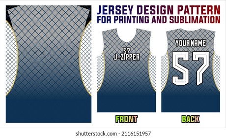 jersey printing design pattern for soccer, badminton, basketball, volleyball, gaming, racing and fishing team uniforms