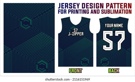 jersey printing design pattern for soccer, badminton, basketball, volleyball, gaming, racing and fishing team uniforms