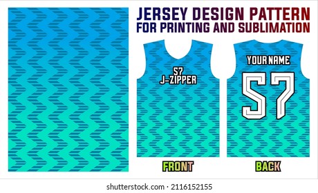 jersey printing design pattern for soccer, badminton, basketball, volleyball, gaming, racing and fishing team uniforms