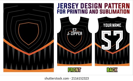 jersey printing design pattern for soccer, badminton, basketball, volleyball, gaming, racing and fishing team uniforms