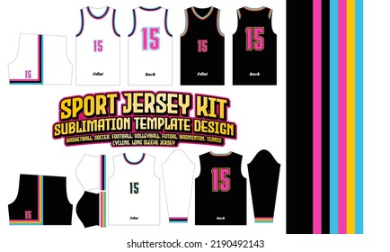 Jersey Printing pattern 83 Sublimation for Soccer Football Esport Basketball Design
