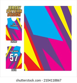 jersey printing pattern for racing sports