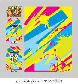 jersey printing pattern for racing sports